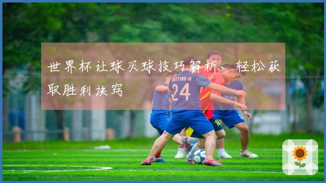 世界杯让球买球技巧解析，轻松获取胜利诀窍