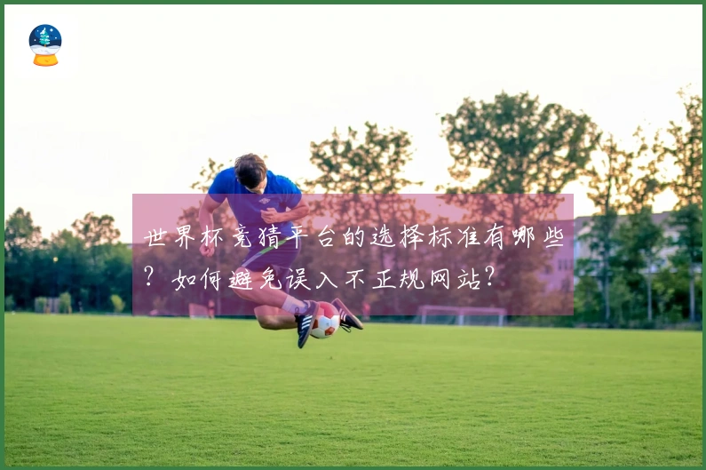 世界杯竞猜平台的选择标准有哪些？如何避免误入不正规网站？